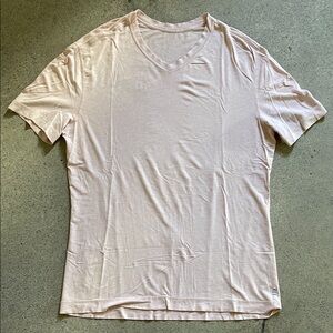 Men's V-Neck T-Shirt - Light Pink